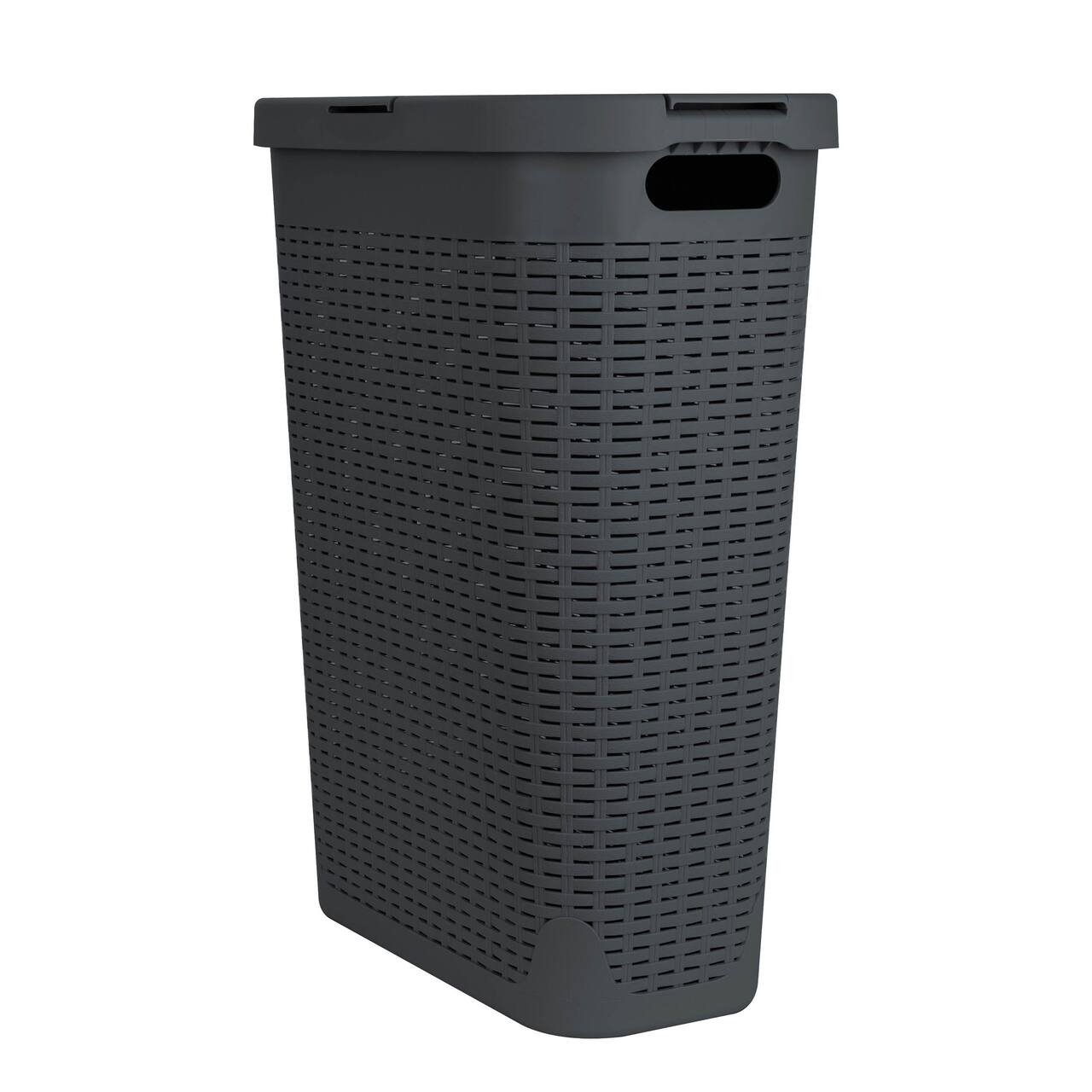 Mind Reader 23.5'' Slim Laundry Hamper with Cutout Handles